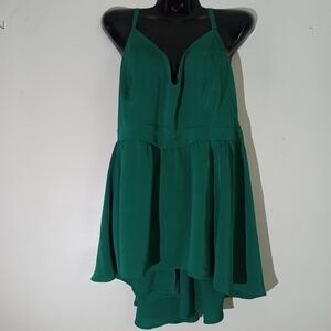torrid Emerald Green V-Neck Spaghetti Strap Tank